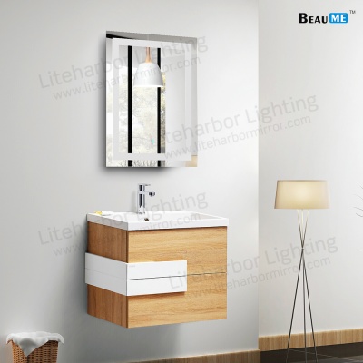 Liteharbor Customized Size Bathroom Illuminated Mirror