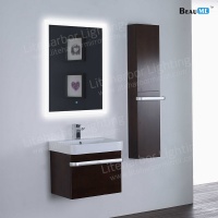 Liteharbor Frameless Fog Resistant Bathroom Illuminated Mirror