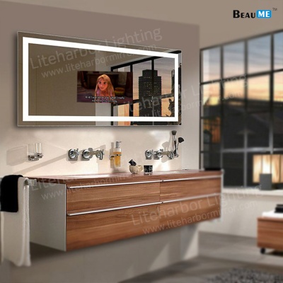 Liteharbor IP44 Waterproof Rectangle LED Smart TV Mirror Light