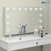 Liteharbor Wall Mounted Hollywood Makeup Mirror with Light