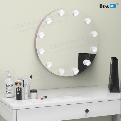 Liteharbor Customized Hollywood Lighted Makeup Mirror