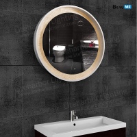 Liteharbor Circular Wall Mounted Edge-lit LED Mirror