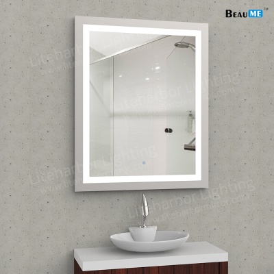 Liteharbor Bathroom Aluminum Frame Illuminated Mirror