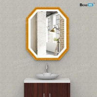 Liteharbor High-end Wooden Frame Bathroom Illuminated Mirror