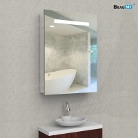 Liteharbor Wall Mounted Lighted LED Bath Mirror Cabinet