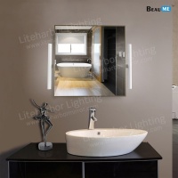 Liteharbor Classical Square Shape LED Illuminated Mirror