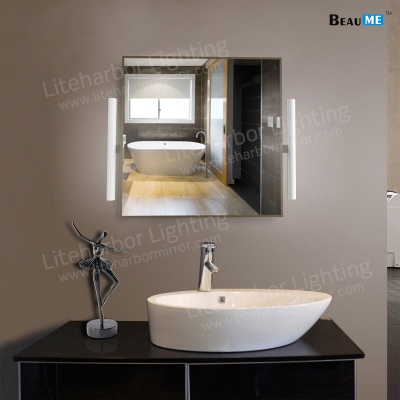 Liteharbor Classical Square Shape LED Illuminated Mirror